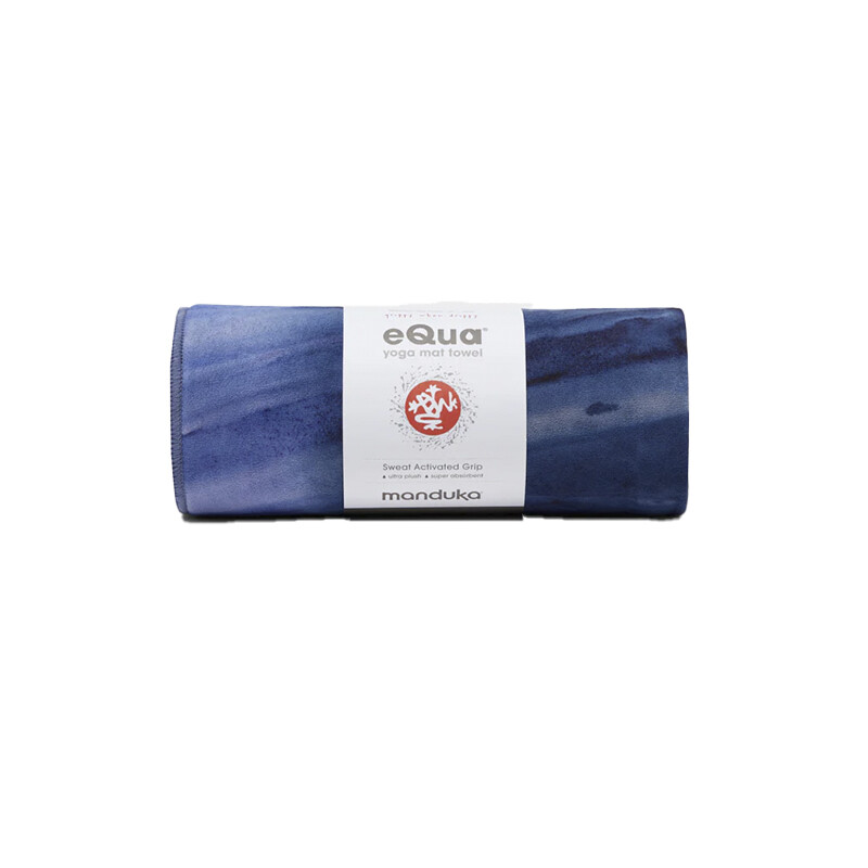 eQua® Manduka Toalla De Yoga Azul