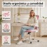 Silla de escritorio Oficina Sillon Ejecutiva Ergonomica Apoyabrazos Regulables IMBACK Color Rosa Silla de escritorio Oficina Sillon Ejecutiva Ergonomica Apoyabrazos Regulables IMBACK Color Rosa