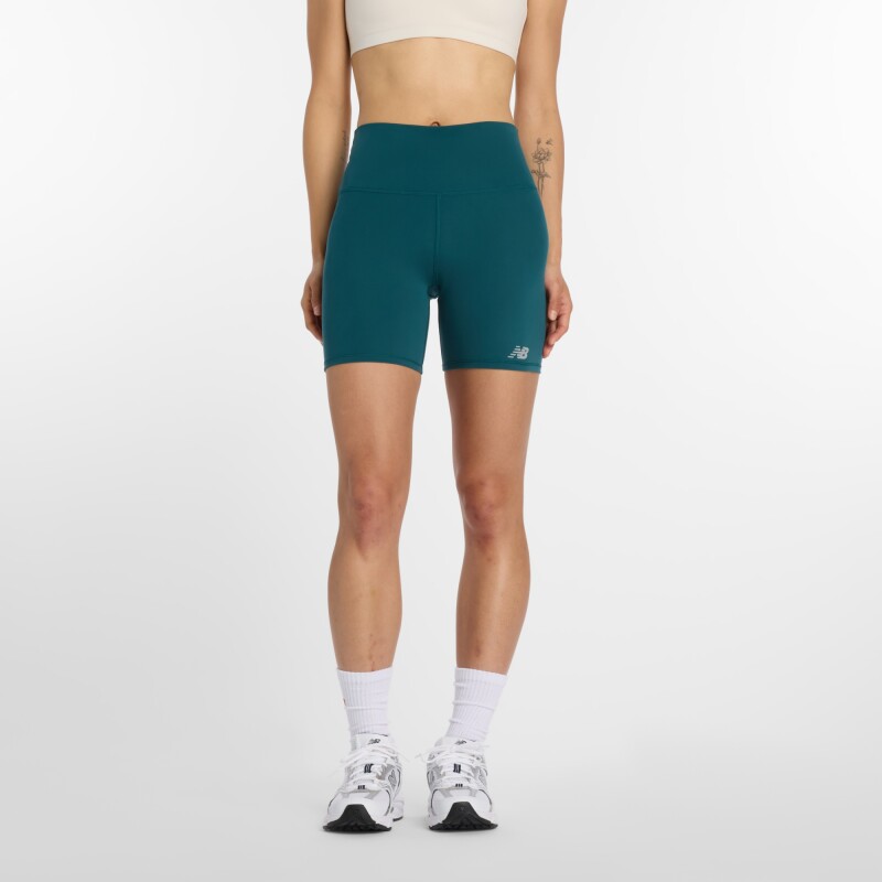 Short New Balance de Dama - - WS51114AAV GREEN