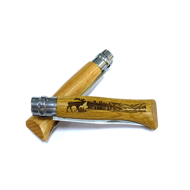 Navaja Opinel Animalia Ciervo N°8 Acero Inoxidable Navaja Opinel Animalia Ciervo N°8 Acero Inoxidable
