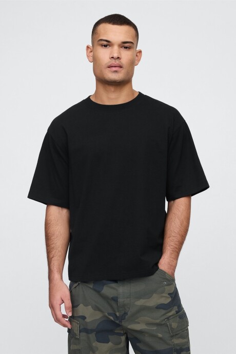 Remera Vintage Soft Hombre Black 1