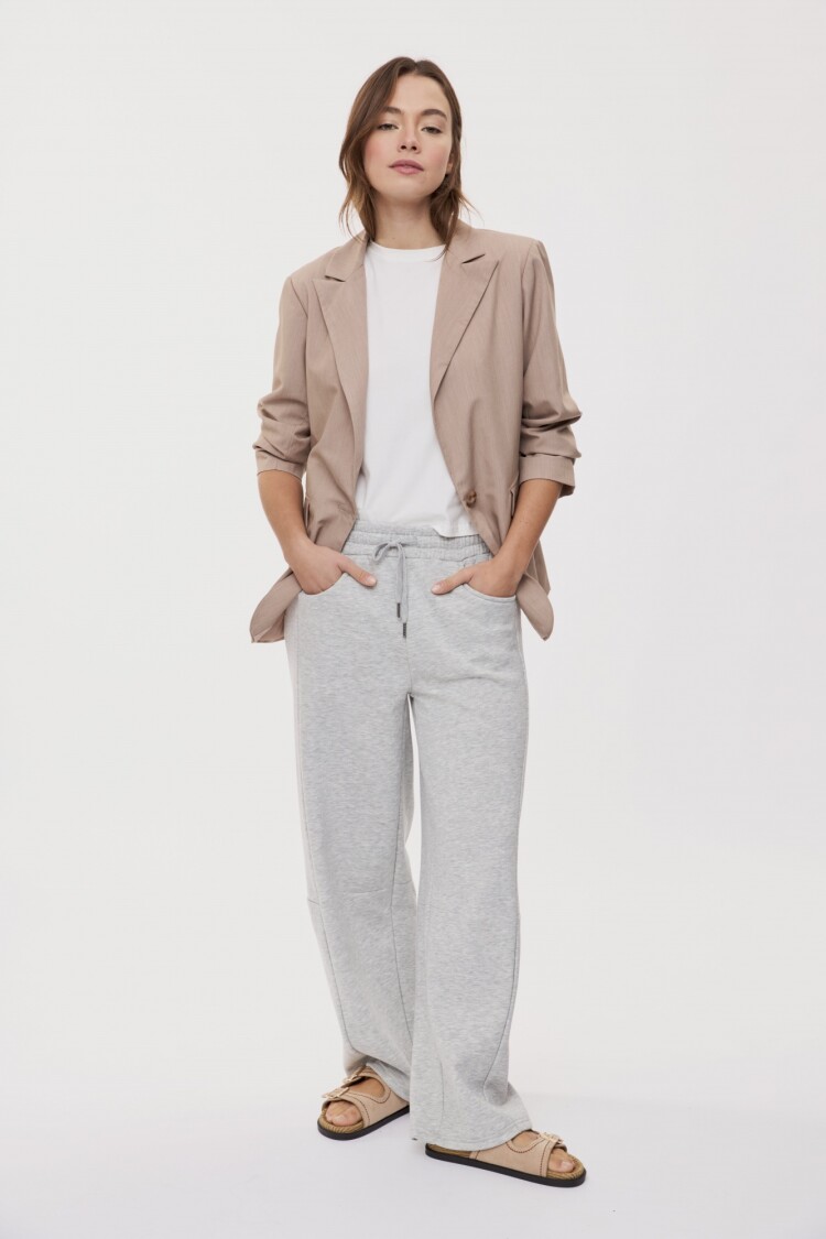 BABUCHA SMITHS Gris Melange