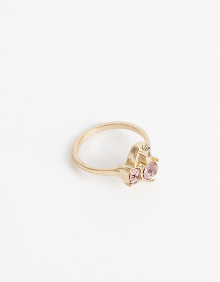 Anillos Chicos Special Price Anillo Metal Con Charm - Dorado