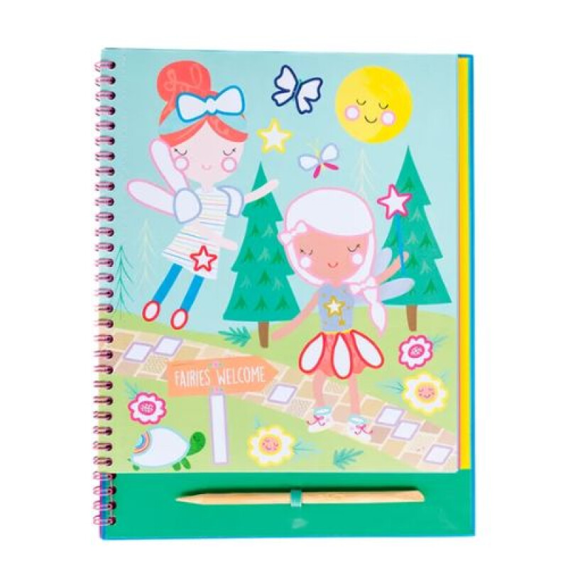 Libro encuadernado para intervenir Floss y Rock - Hadas Libro Encuadernado Para Intervenir Floss Y Rock - Hadas