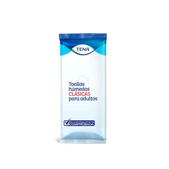 TENA TOALLAS HUMEDAS ADULTOS PAQ. X 20 U única