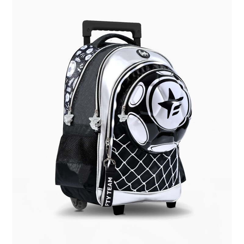MOCHILA CARRO FUTBOL RED CON LUZ LED FOOTY - NEGRO/GRIS MOCHILA CARRO FUTBOL RED CON LUZ LED FOOTY - NEGRO/GRIS