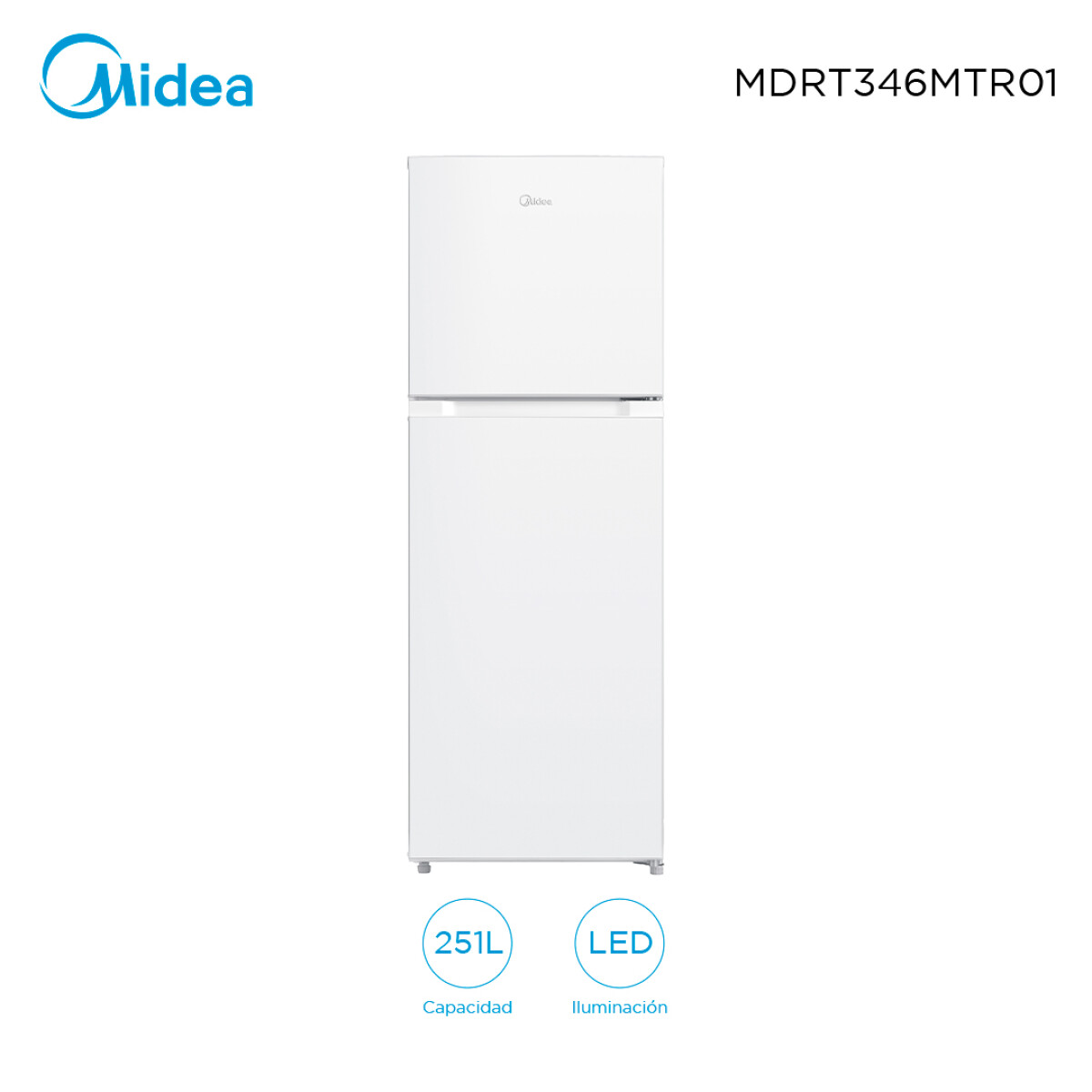 Heladera Midea Frío Seco 251L MDRT346MTR01 