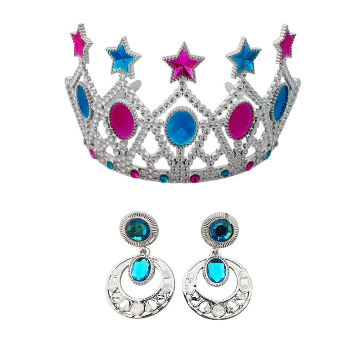 3x2 Outlet Corona de princesa con pendientes - 3x2 Outlet Corona De Princesa Con Pendientes 