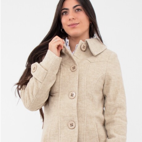 Tapado Campero Elegante Beige