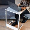 Mesa de arrime para sillón o cama Blanco