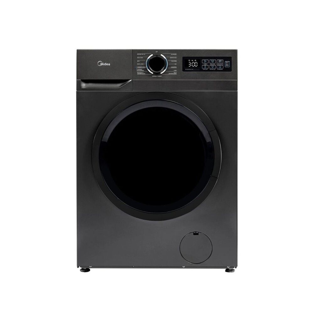 Lavarropas Carga Frontal Negro 11Kg Inverter - Modelo MF110W110/T-UY - Midea Lavarropas Carga Frontal Negro 11Kg Inverter - Modelo MF110W110/T-UY - Midea