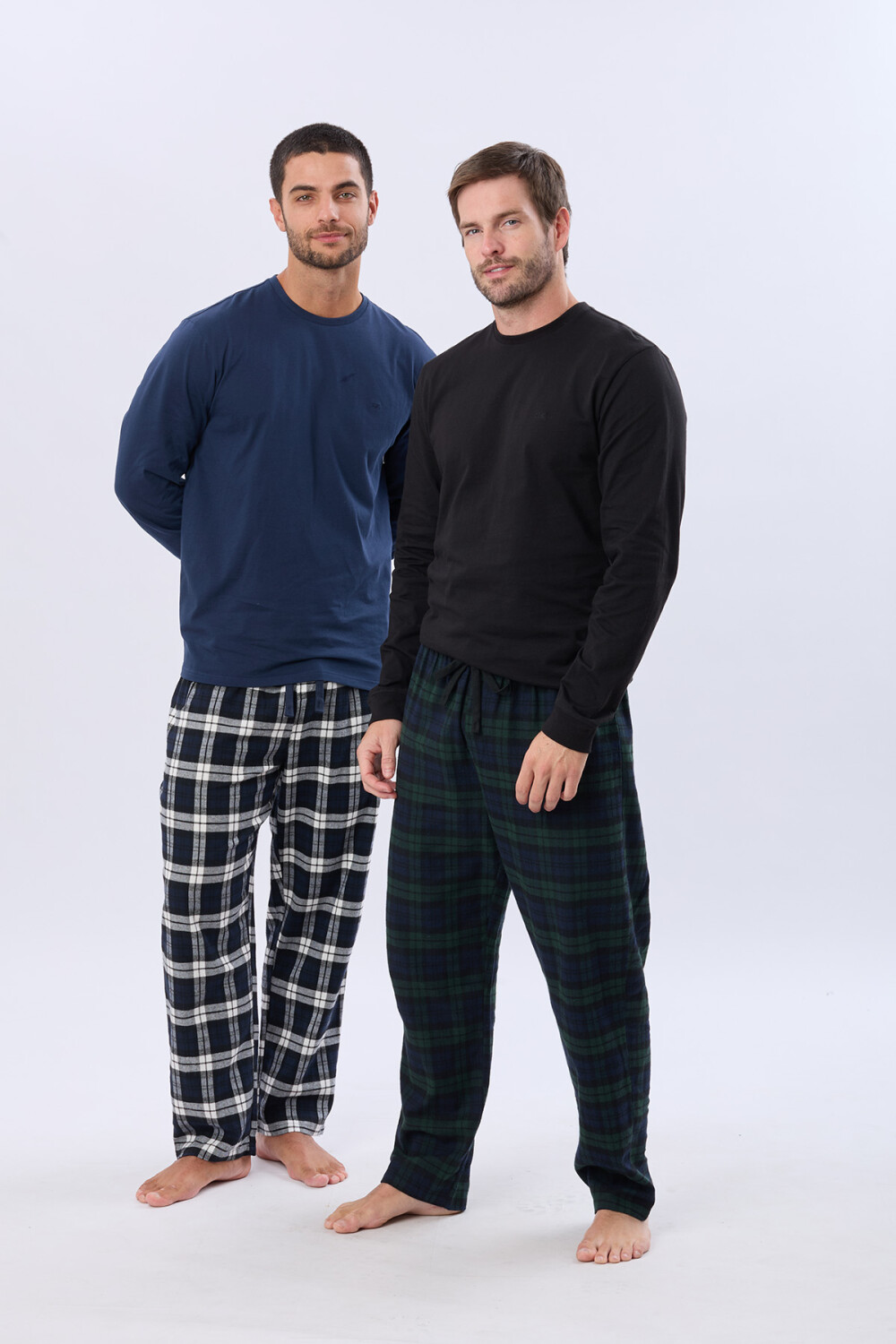 PIJAMA A CUADROS Azul