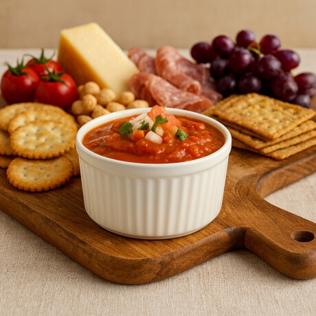 Ramequin Estriado Americana 91 cm Porcelana Ramequin Estriado Americana 91 cm Porcelana