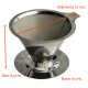Filtro Para Café Ac Inoxidable Para Una Taza Sin Color