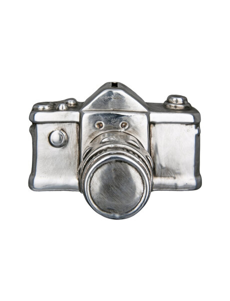 CAMARA ALCANCIA DE CERAMICA 11x16x10CM PLATA CAMARA ALCANCIA DE CERAMICA 11x16x10CM PLATA
