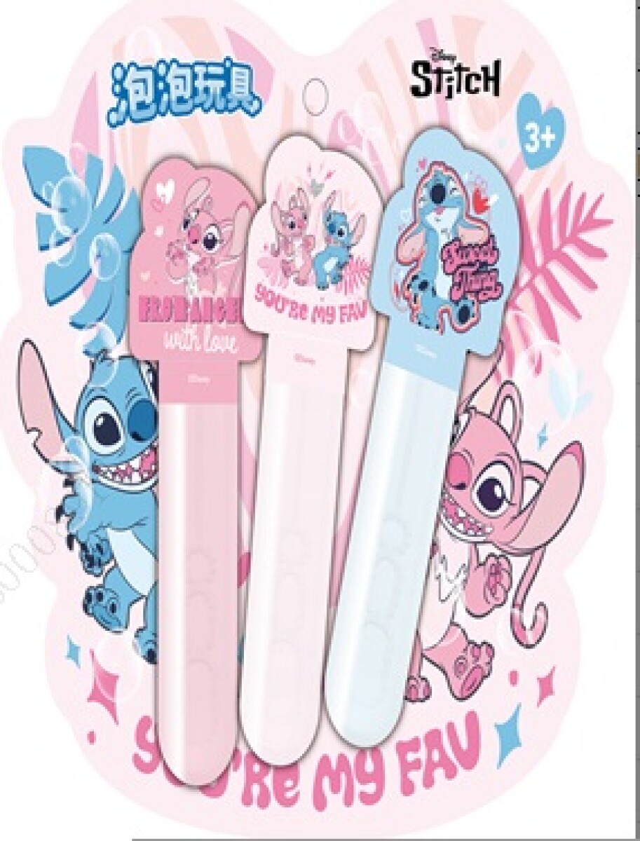 Burbujero stitch 3pcs 