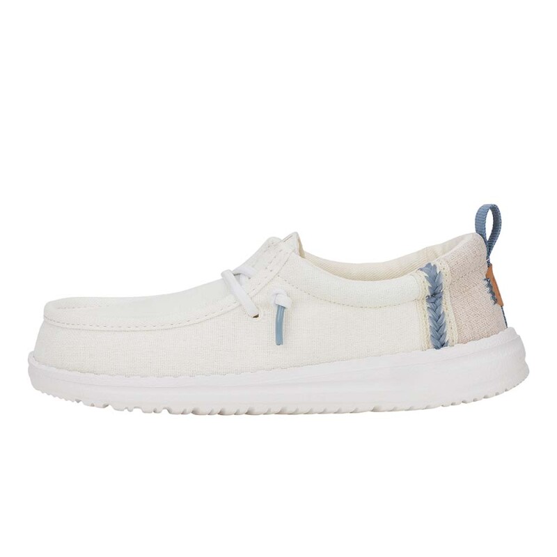 Wally Y Craft Linen - Niños White/stone Grey