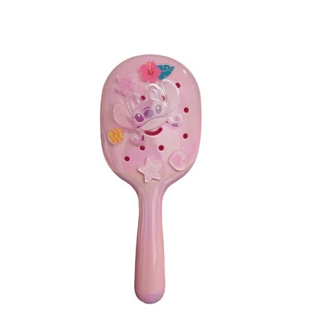 Cepillo de cabello Stitch rosa