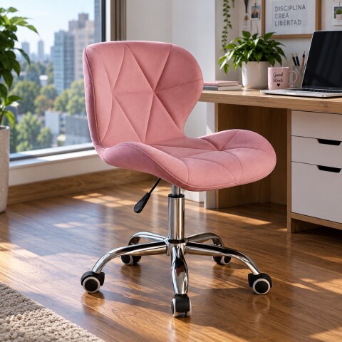 Silla Oficina Imback Escritorio Ergonomica Cuero Sintético IMBACK Color Rosa Silla Oficina Imback Escritorio Ergonomica Cuero Sintético IMBACK Color Rosa