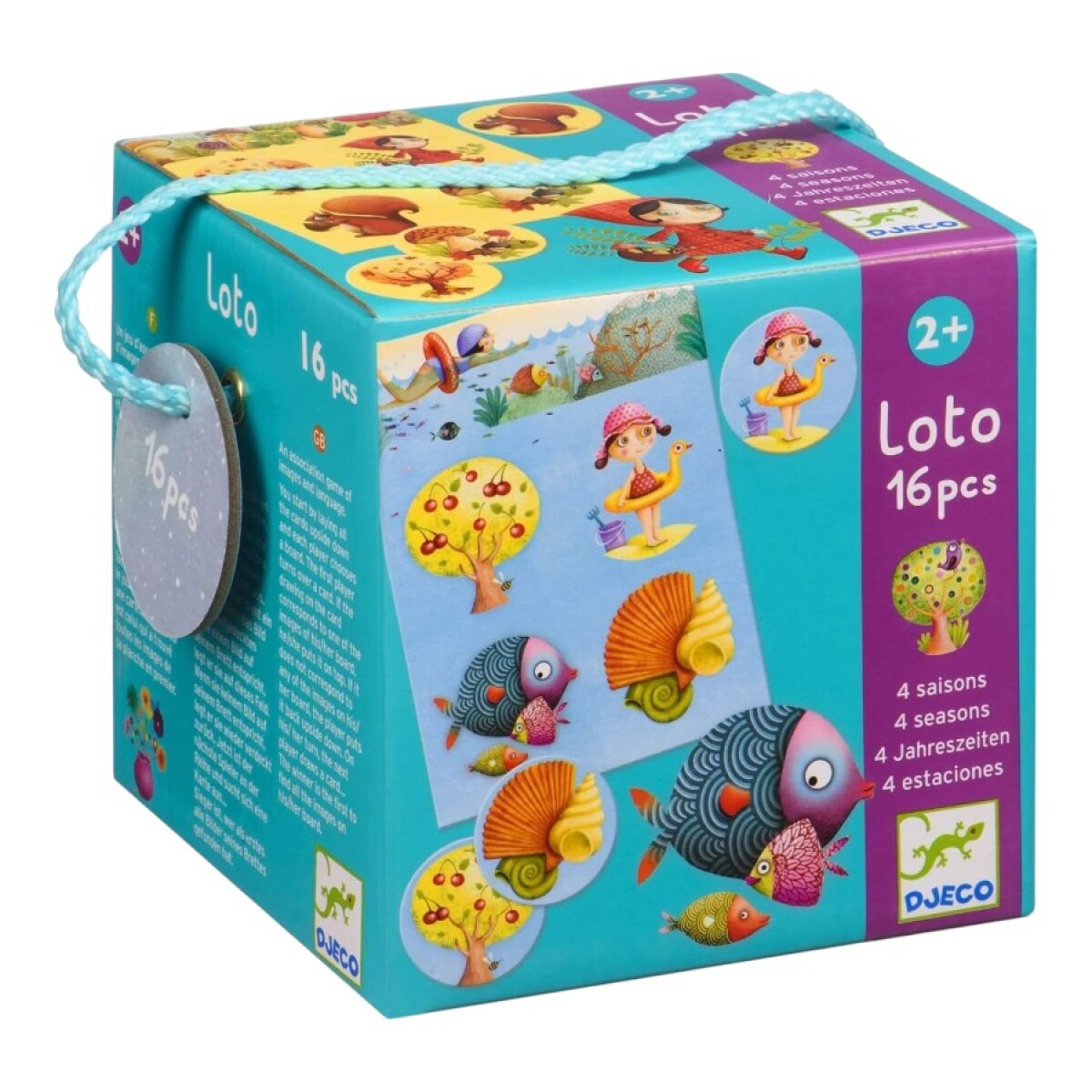 Juego Loto 4 Estaciones Djeco 