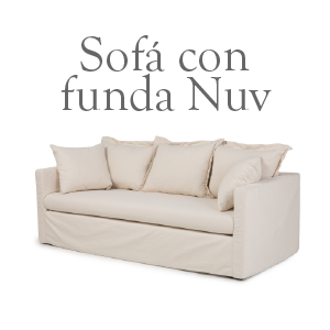 SOFÁ CON FUNDA NUV