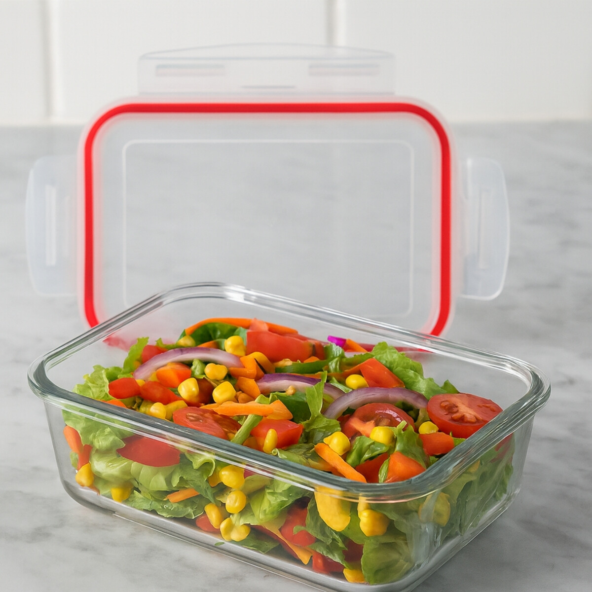 Recipiente de Vidrio Lunch Away 1,05 Litros Ibili 