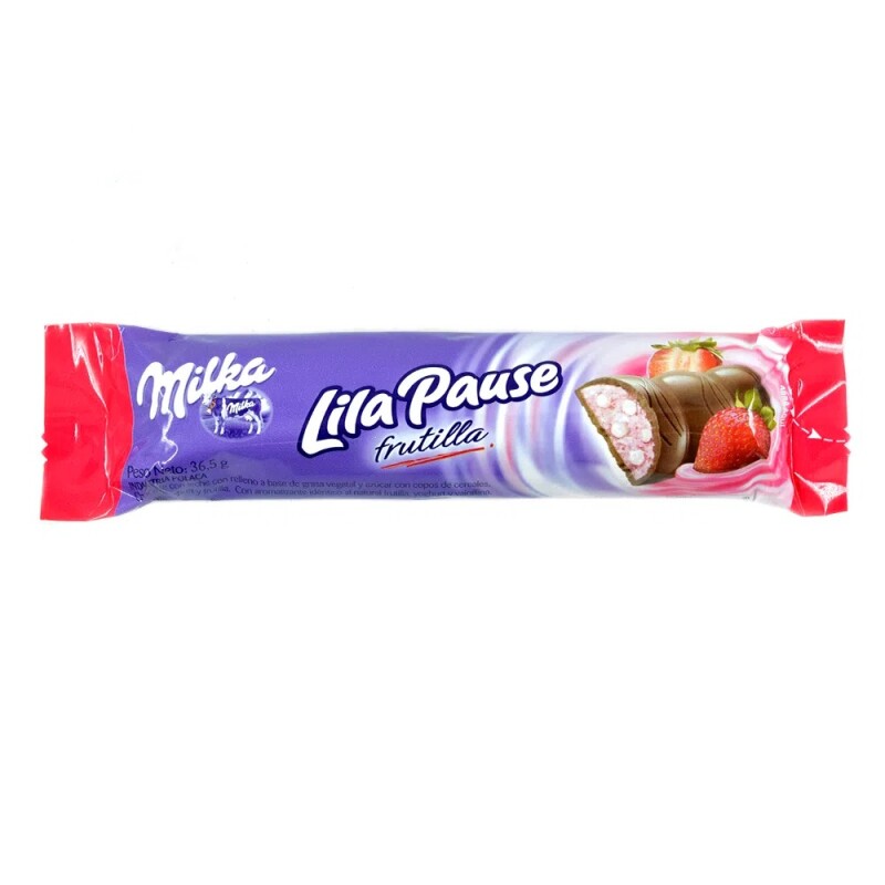 Chocolate Milka Lila Pause Frutilla 38 Grs. Chocolate Milka Lila Pause Frutilla 38 Grs.