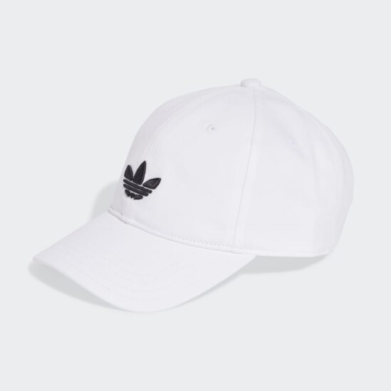 Gorro Adidas Adicolor Classic Trifolio Baseball Blanco