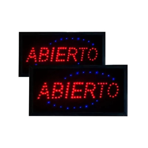 Cartel Abierto LED Cartel Abierto LED