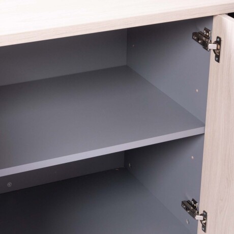 ESCRITORIO ESQUINERO GERENCIAL MADERA-Y-METAL GRIS WORK