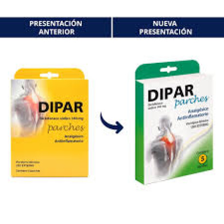 Dipar 5 parches | Analgésico localizado Dipar 5 parches | Analgésico localizado