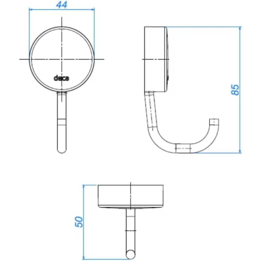 Percha NET bronce cromado DECA Percha Net Bronce Cromado Deca