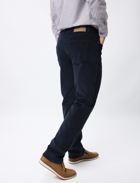 Pantalon pana Fields azul marino