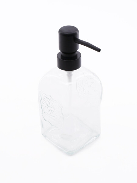 DISPENSADOR DE JABON DE VIDRIO OSLO TRANSPARENTE