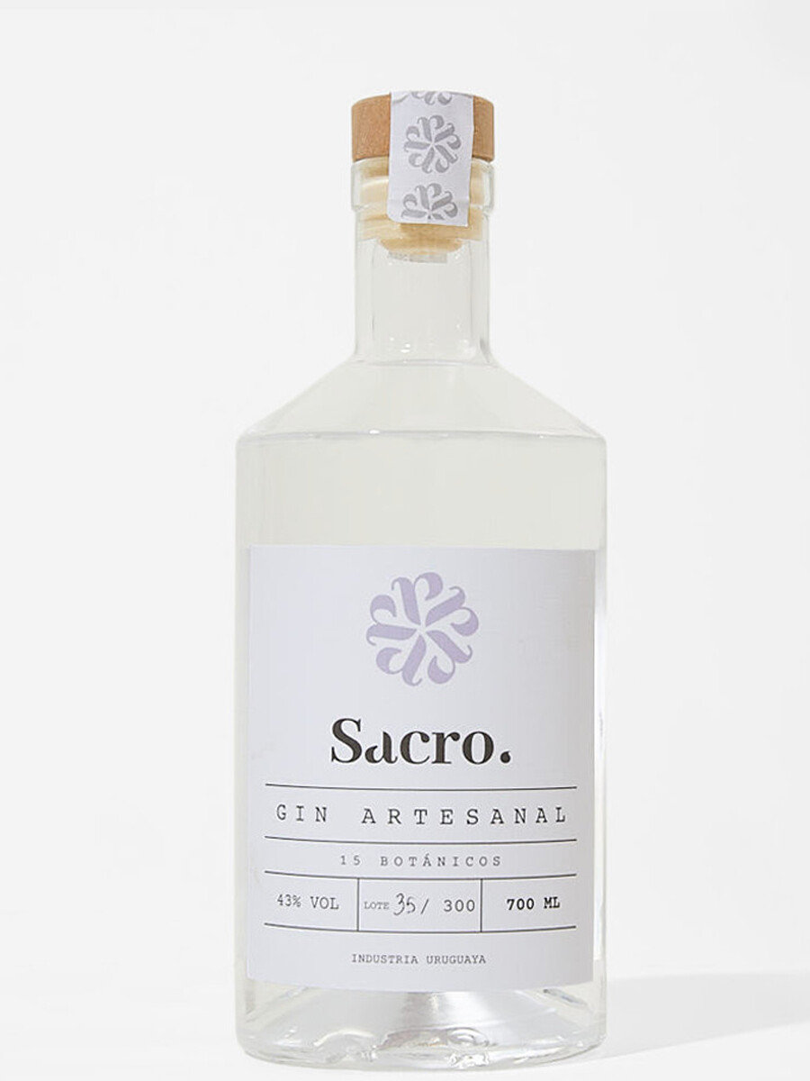 Gin artesanal Sacro 700 