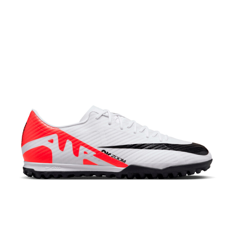 Tacos Nike Zoom Mercurial Vapor 15 Academy Tf de Hombre Rojo