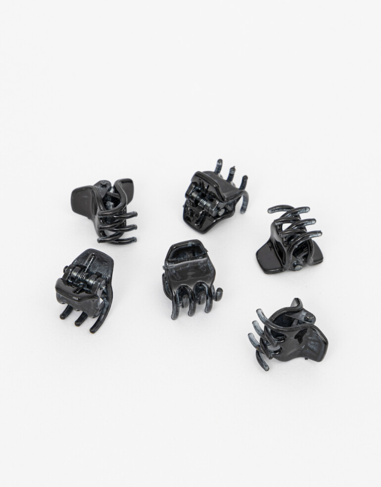 Broches Sets Acrilico Set De Broches - Negro