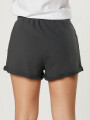 SHORT FELPA BUFFY RUSTY Gris Oscuro