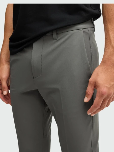 HUGO BOSS Pantalones T_Commuter-Reg Gris