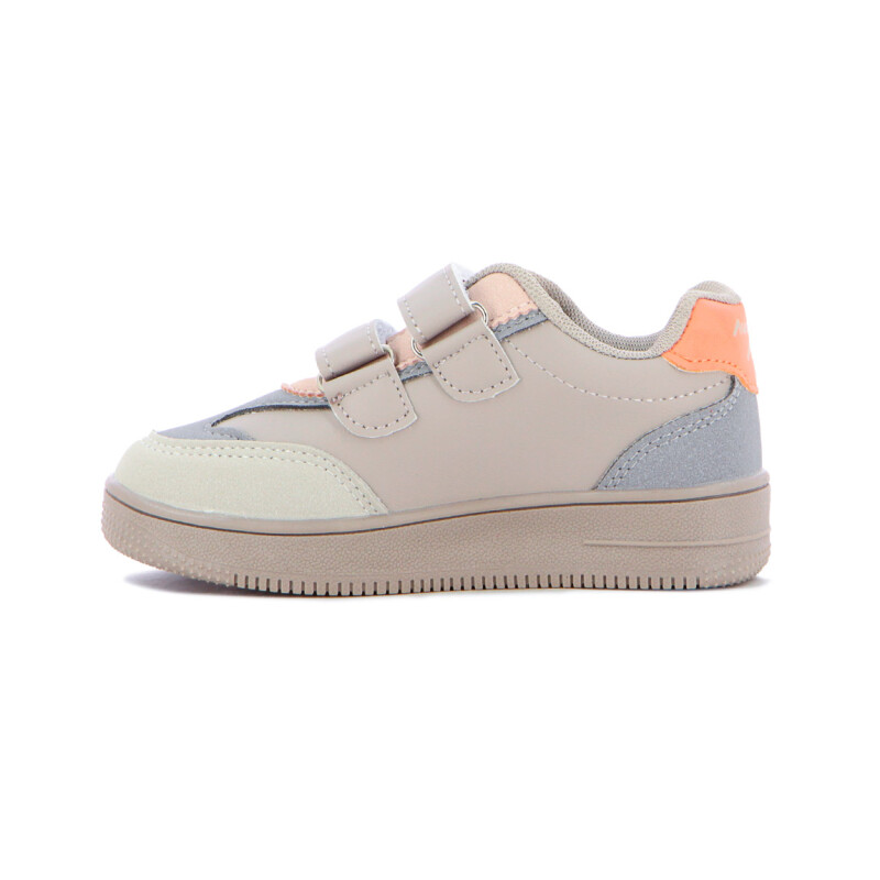 Championes Austral Kids Light Beige Naranja Beige-naranja