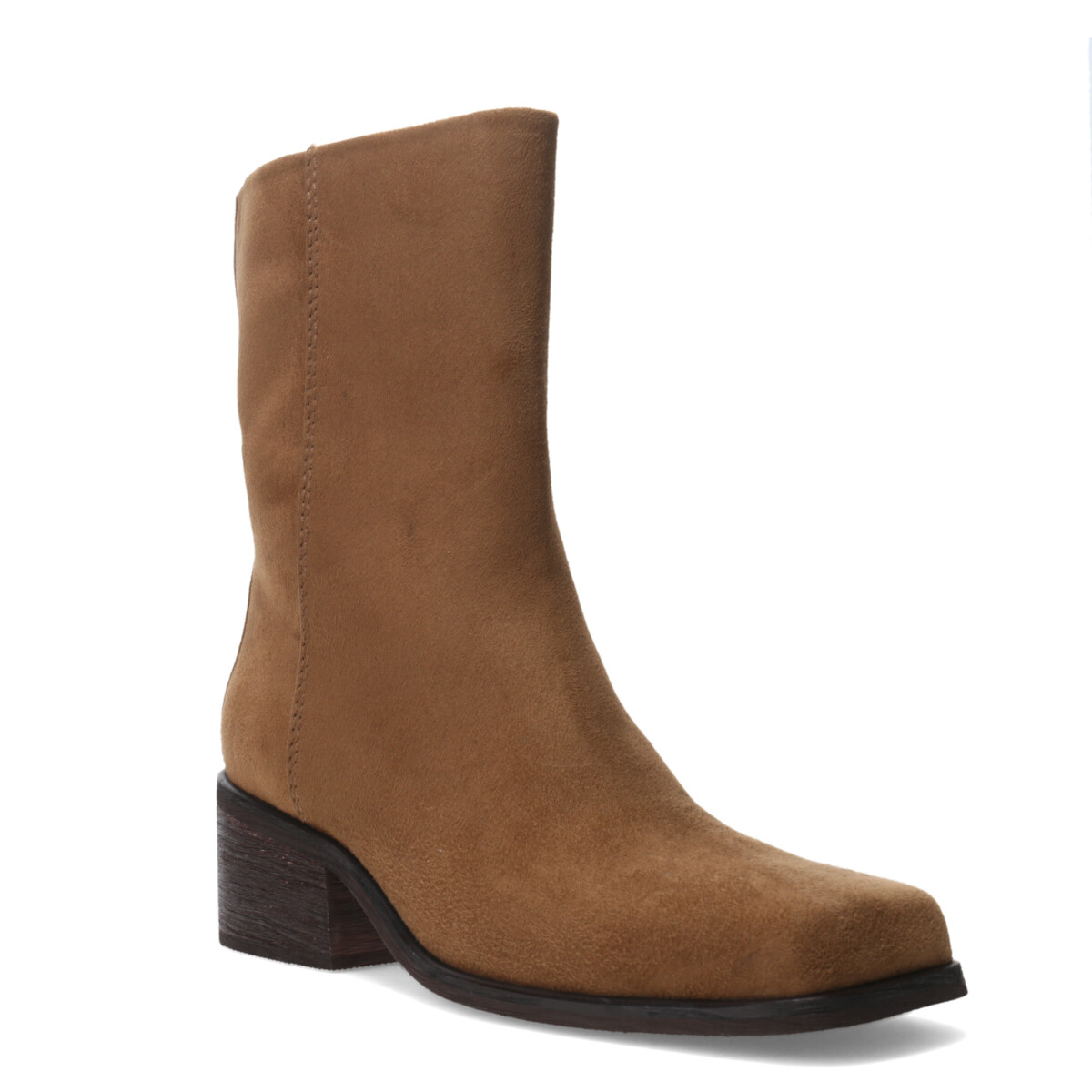 Botas de Mujer Miss Carol Numa Taco Y Punta Cuadrada MissCarol - Marrón 