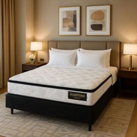 Sommier 2 Plazas Hamptons Mercury Negro