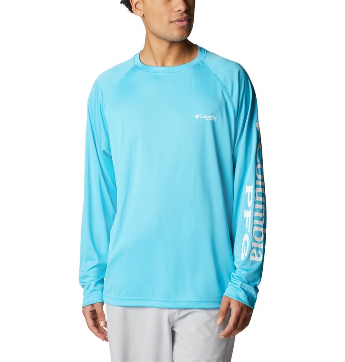 Remera Terminal Tackle LS Hombre - WHITE LO 