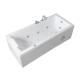 Hidromasaje Autoportante 160X70 Con Griferia A La Derecha Y 6 Jets Grandes Incluye 1 Frente De 1.60Mts. BLANCO