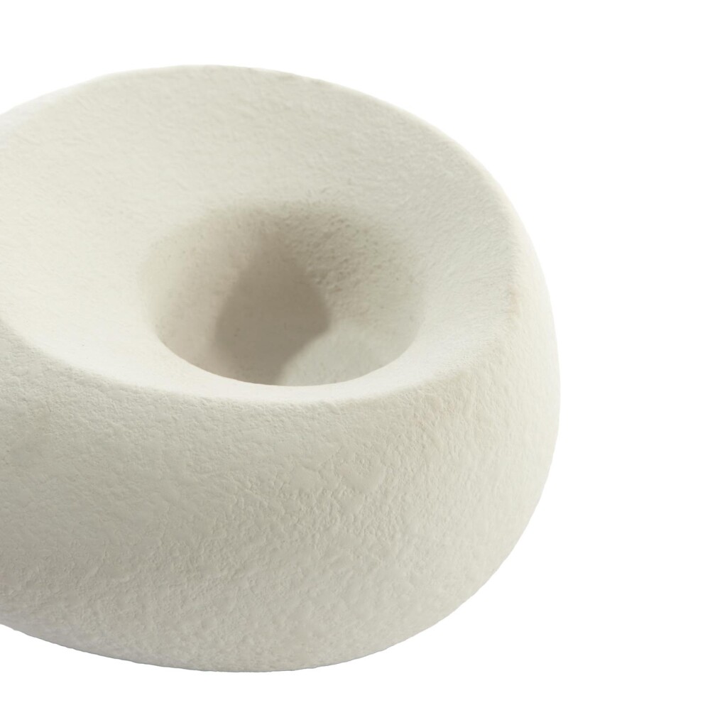 CANDELABRO SMALL CERAMICA NATURAL-BEIGE ALKA