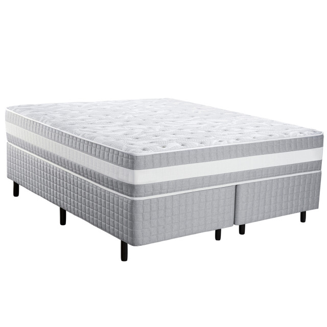 Sommier queen size espuma resortes 30 cm Sommier queen size espuma resortes 30 cm