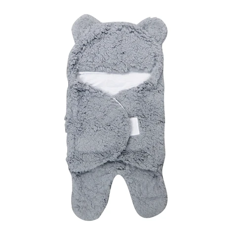 Manta para Bebés con Forma de Oso GRIS