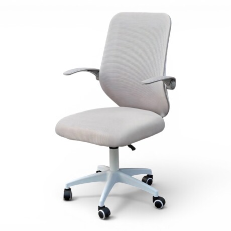 SILLA OFICINA ERGONÓMICA GIRATORIA REGULABLE CON RUEDAS GRIS