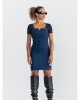 Vestido color jean U