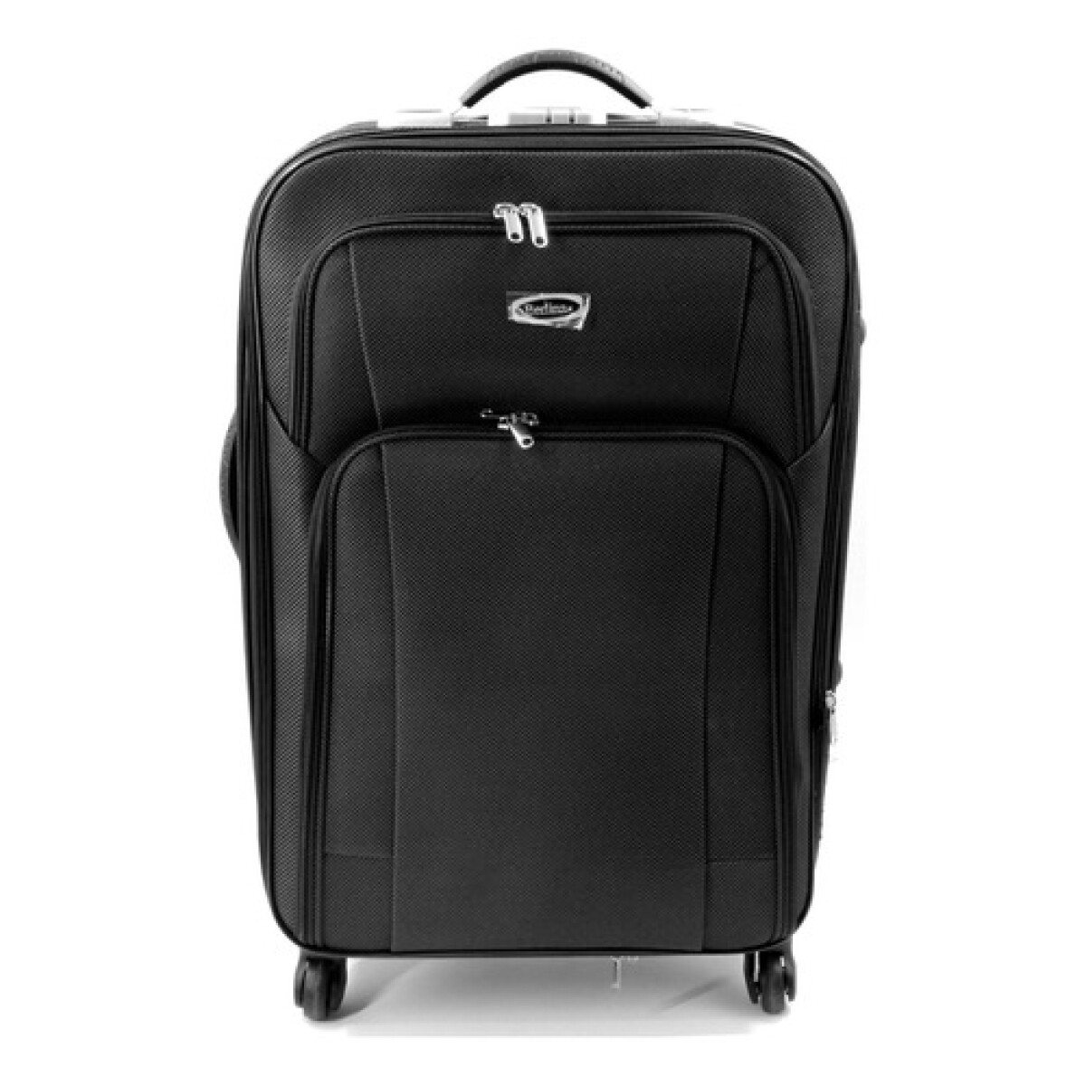 Valija Berlina Semi Rígida Con Ruedas 24p Oferta - Negro 